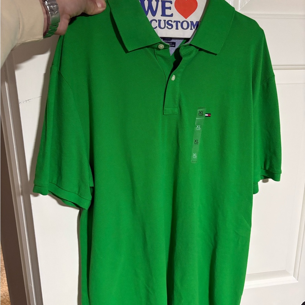 Tommy Hilfiger Men's Vibrant Green Polo